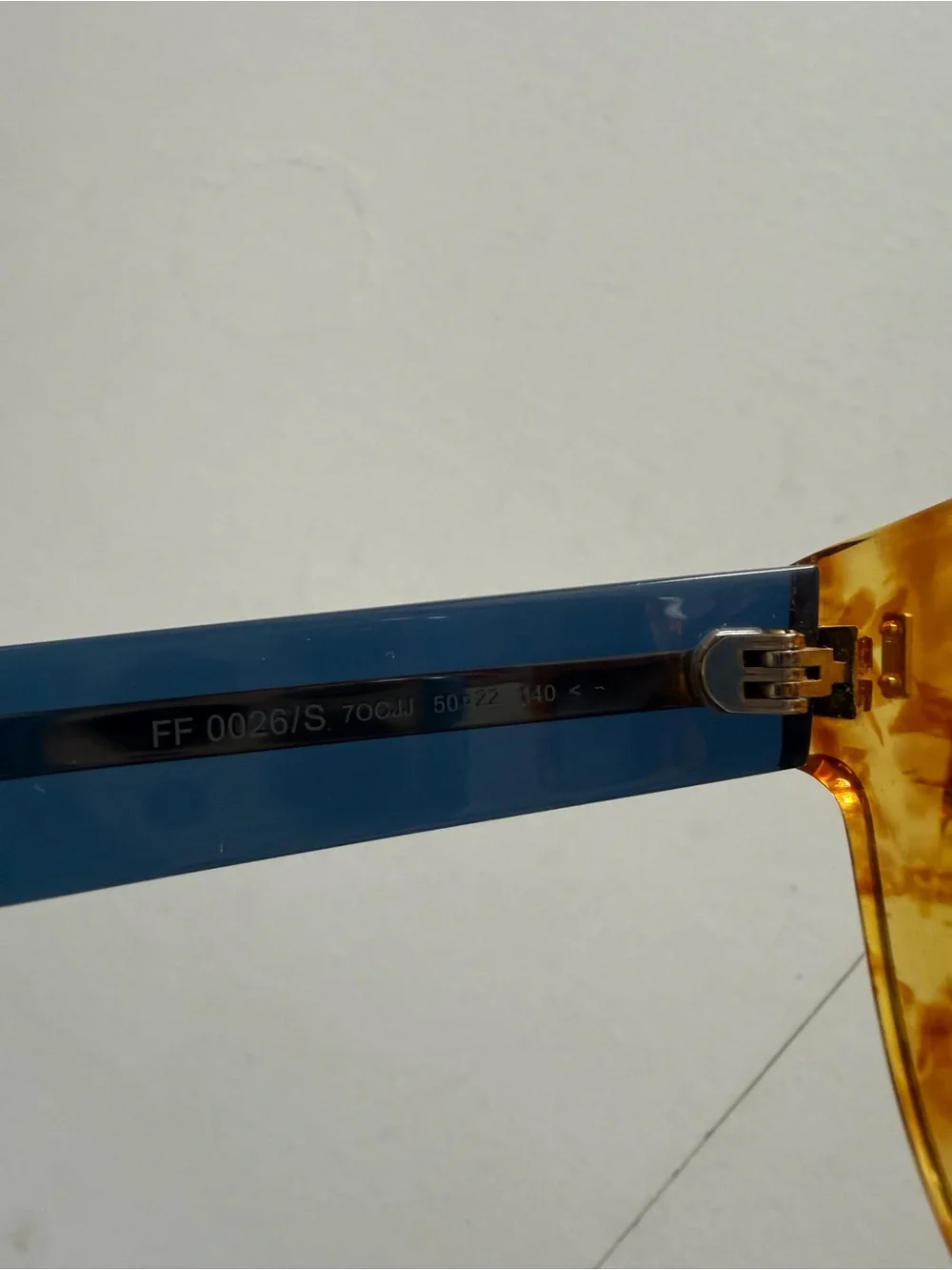 Fendi Tortoiseshell Round Sunglasses with Amber Frame and Gradient Lenses